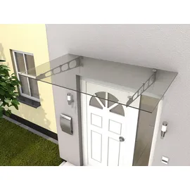 Gutta Edelstahlvordach HD/LT 160 x 16 cm klar