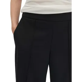 Someday Charlie Cropped Bundfaltenhose Schwarz 42