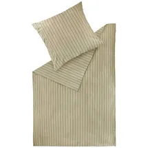 Schöner Wohnen Soft Stripe Beige 135 x 200 cm + 80 x 80 cm