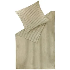 Schöner Wohnen Soft Stripe Beige 135 x 200 cm + 80 x 80 cm