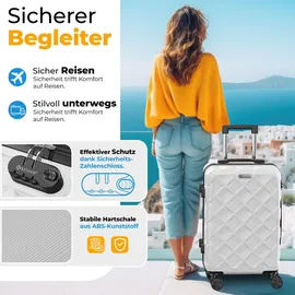 Kesser 4-Rollen Cabin 55 cm / 55 l weiß/robust