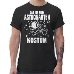 Shirtracer T-Shirt Das ist mein Astronauten Kostüm - Astronaut Weltraum Astronautenkostüm Karneval Outfit schwarz XL
