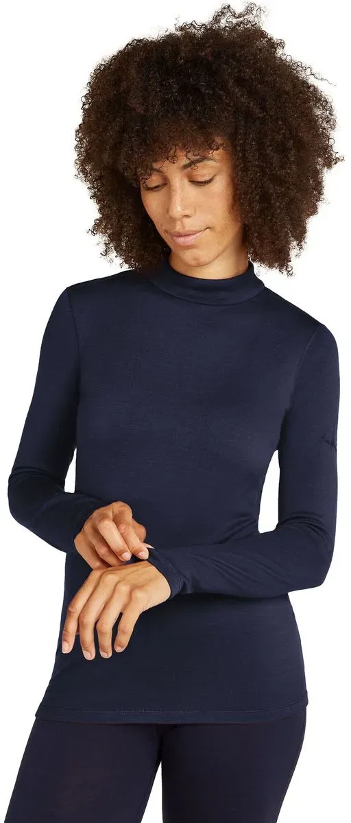 Icebreaker W 260 Tech Long Sleeve Turtleneck midnight navy (401) L
