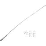 Hautau FLEX Flexibles Gestänge - weiß , 400 mm