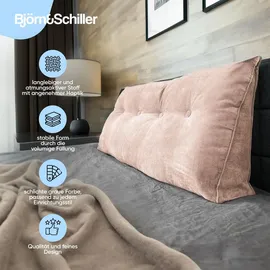 Björn&Schiller Rückenkissen Lesekissen 20 x 70 cm Beige
