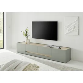 INOSIGN Lowboard INOSIGN "City/Giron, moderner TV-Schrank, Kommode, TV-Unterschrank", grün (grün aloe), B:220cm H:40cm T:45cm, FSC-zertifizierter Holzwerkstoff, Sideboards, Lowboard, zeitlos, modern, ausreichend Stauraum, vielseitig einsetzbar