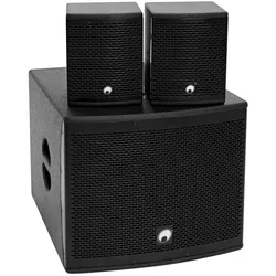 Omnitronic MOLLY-12A Subwoofer + 2x MOLLY-6 Top - SET - - Aktiv-PA-Set