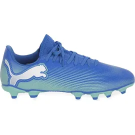 Puma Future 7 Play FG/AG Fußballschuhe Kinder 01 hyperlink blue/mint/white 38