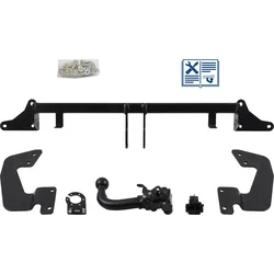 AUTO-HAK Anhängerkupplung abnehmbar inkl. Trail-Tec E-Satz 13polig & Montage - FORD TOURNEO COURIER B460 Großraumlimousine