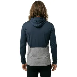 Scott Defined Merino Langarmshirt Dunkelblau/Grau Melange XL