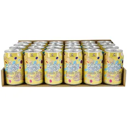 Lady Boba Bubble Tea Litschi - Passionsfrucht Iced Tea 320ml, 24er Pack