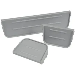 Agoform Besteckasten Trenner Scoop II - Trennwand Set, Kunststoff silber