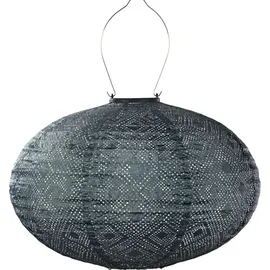 lumiz Lampion Kunststoff Ø 40 cm Solar blau grau