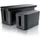 Bearware Kabelbox 13,5 x 41 x 15,5 cm 2-tlg. schwarz