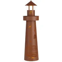 Hoberg LED Pflanzsäule im Leuchtturm Design & maritimer Stanzung