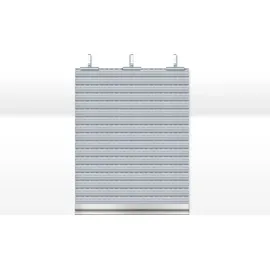 Schellenberg Rolladenpanzer-Set PVC Maxi, inkl. Rolladen-Aufhängefedern, Kunststoff Winkelendleiste, 120 x 140 cm, grau, 20095