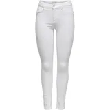 Only Blush Ankle Skinny Jeans in Weiß-L-L34