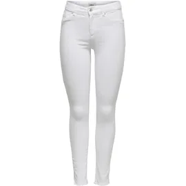 Only Blush Ankle Skinny Jeans in Weiß-L-L34