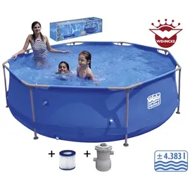 Happy People Stahlrahmenpool-Set 300 x 76 cm