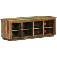 VidaXL Schuhbank 110x35x40 cm Massivholz Altholz