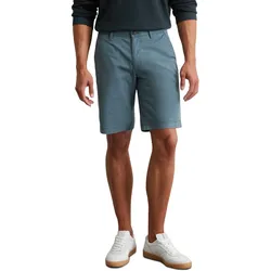 Shorts MARC O'POLO "Reso", Herren, Gr. 31, N-Gr, grau (storm), Twill, Obermaterial: 98% Baumwolle, 2% Elasthan, regular fit, Hosen, leichte Twill-Stoff für optimale Bewegungsfreiheit