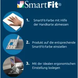 KENSINGTON Bildschirmträger +Organizer drehbar sw K52787WW SmartFit