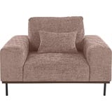 andas Loveseat »Mikael Sessel«, gebeizter Holzrahmen; passend zur Serie 'Mikael', incl. Zierkissen, rosa