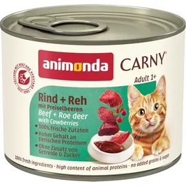 Animonda Carny Adult Rind & Reh mit Preiselbeeren 6 x 200 g