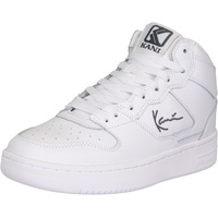 Karl Kani 89 PRM Sneaker Trainer Schuhe (White/Grey, EU Schuhgrößensystem, Erwachsene, Numerisch, M, 45) - 45 EU