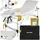 Tectake Massageliege 3 Zonen Kosmetikliege mit 5cm Polsterung und Aluminiumgestell (Set, 1-St.