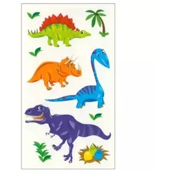 Waschbare Tattoos - Lustige Dinosaurier