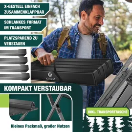 Kesser Campingtisch faltbar grau