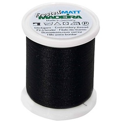 MADEIRA Stickgarn "Frosted Matt", Stärke: 40, 500m-Spule, black