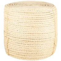 vidaXL Seil 100% Sisal 8 mm 25 m Bänder