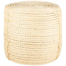 vidaXL Seil 100% Sisal 8 mm 25 m Bänder