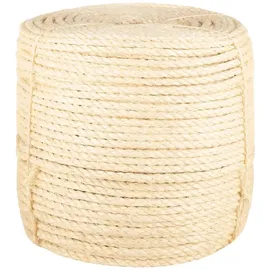 vidaXL Seil 100% Sisal 8 mm 25 m Bänder
