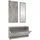 vidaXL Garderoben-Set 3-tlg 0 x 0 x 0 cm grau