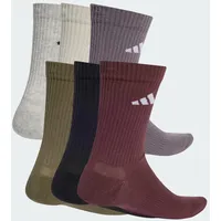 Adidas Cushioned Crew Socken 6er Pack Olive Strata / Grey Strata / Wonder Alumina / Aurora Ruby 25-27