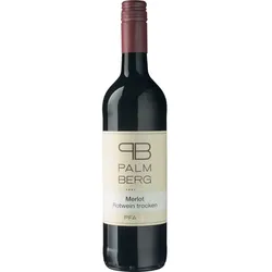 Palmberg Merlot Rotwein trocken 0,75 l | 2022