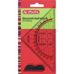 herlitz Geometrie-Dreieck 16cm Griffloch