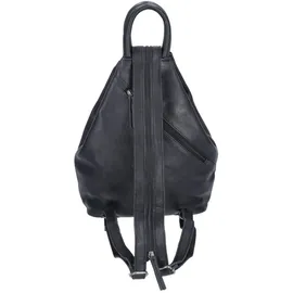 The Skandinavian Brand Damen Leder Rucksack Black