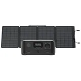 Ecoflow ECOFLOW RIVER 3 (10 ms USV) Tragbare Powerstation mit 110 W Solarpanel Powerstation, 245 Wh LFP Batterie, bis zu 600 W, GaN verdoppelt Laufzeit