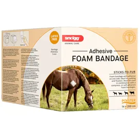 Snögg Animal Polster Bandage 14 cm x 200 cm Weiß