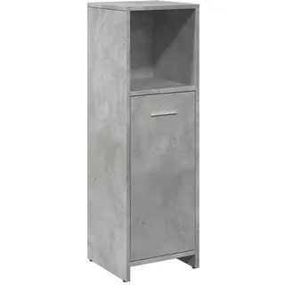 vidaXL Badezimmerschrank Betongrau 30x30x95 cm Holzwerkstoff