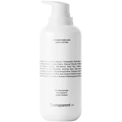 Transparent Lab Vitamin Enriched Body Lotion 400 ml