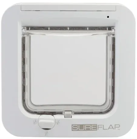 SureFlap Katzenklappe mikrochipgesteuert weiß