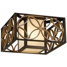 Elstead Lighting Remy 2-flammige Deckenleuchte Heritage Bronze/Parissiene Gold
