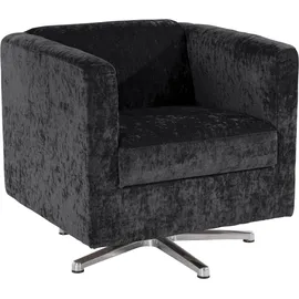 Home Affaire Sessel Bob Polyester 72 x 71 x 75 cm Grau drehbar mit Sternfuß