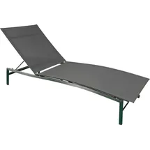 Zebra One Gartenliege 210 x 65 x 35 cm dark grey