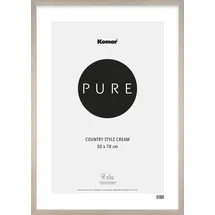KOMAR Country Style Holz", weiß B:50cm H:70cm T:1,5cm, Holzwerkstoff, Bilderrahmen, Bilderrahmen, Echtholzrahmen mit hochtransparentem Acrylglas